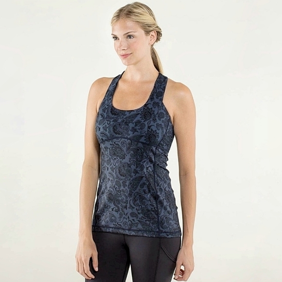 🌸 Lululemon | Floral Print Racerback Tank‎ 6 - Picture 1 of 15